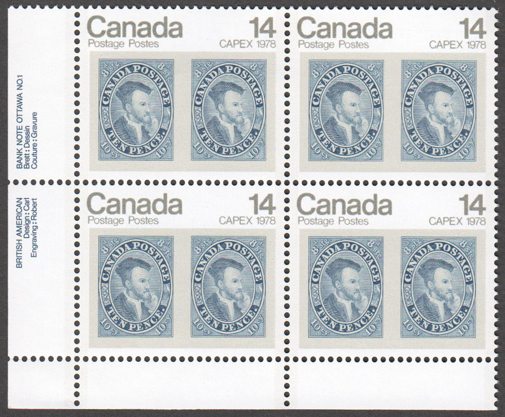 Canada Scott 754 MNH PB LL (A5-15) - Click Image to Close